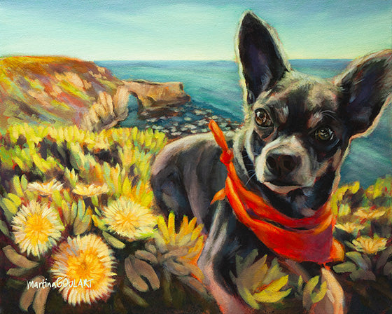 Fine art print of Picture Perfect by Martina Goulart, mounted on cradle wood panel, 8x10 wall art ready to hang